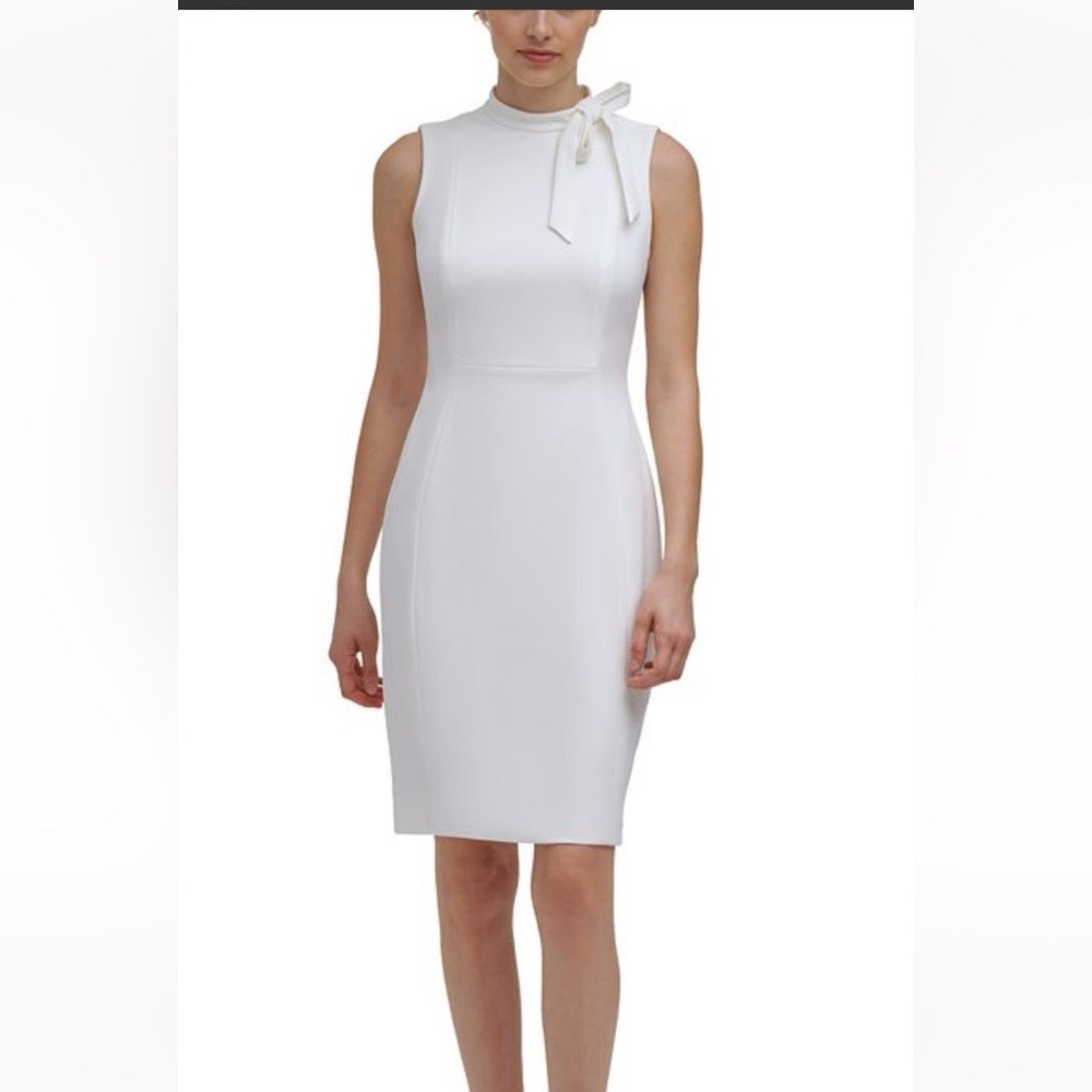New With Tags White Calvin Klein Dress